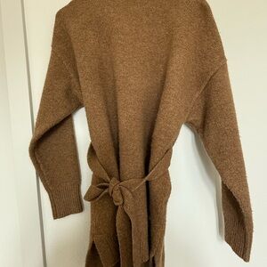 Cozy Brown Knit Sweater